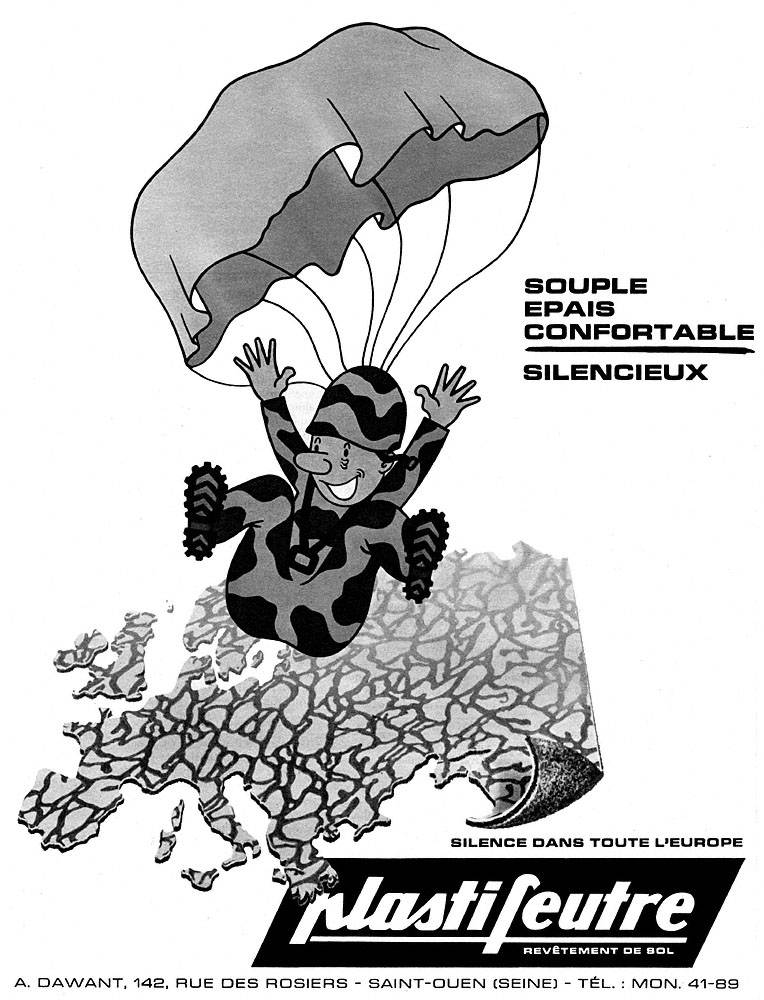 Advert Plastifeutre 1962