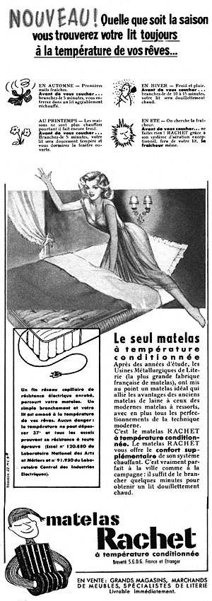 Advert Rachet 1955