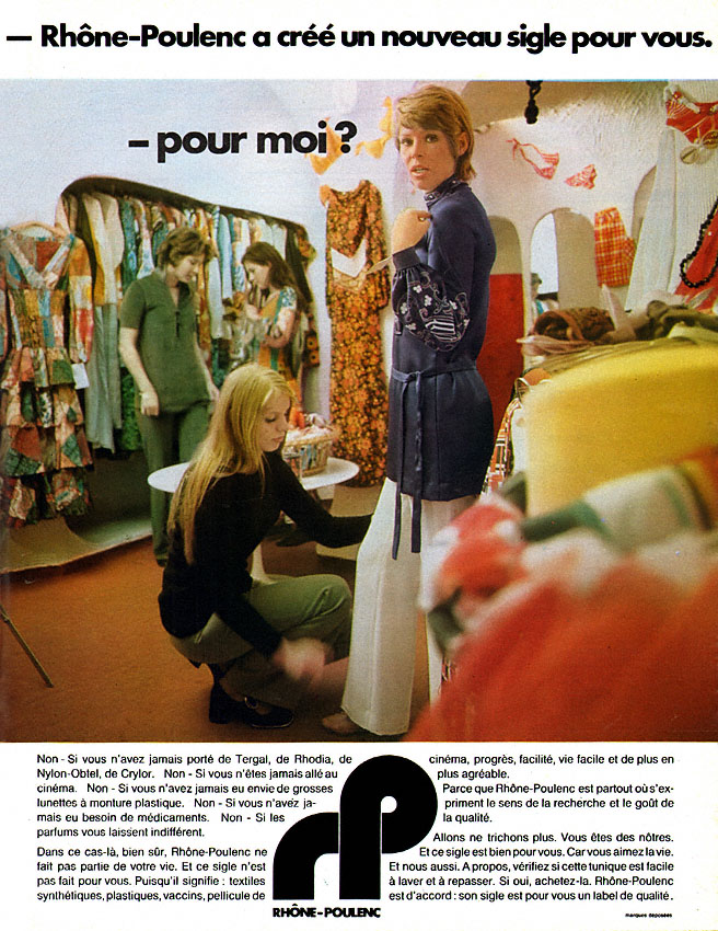 Advert Rhne-Poulenc 1970