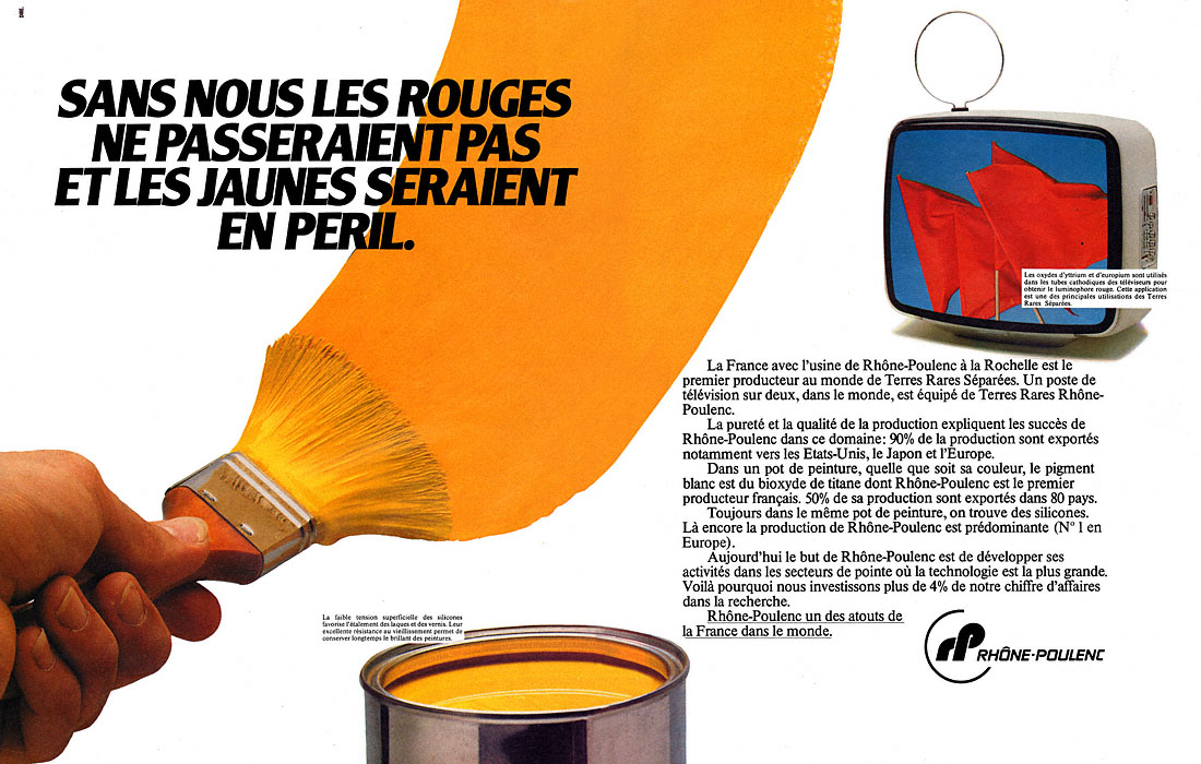 Advert Rhne-Poulenc 1980