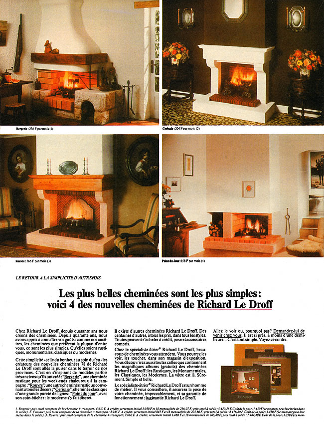 Advert Richard Le Droff 1978
