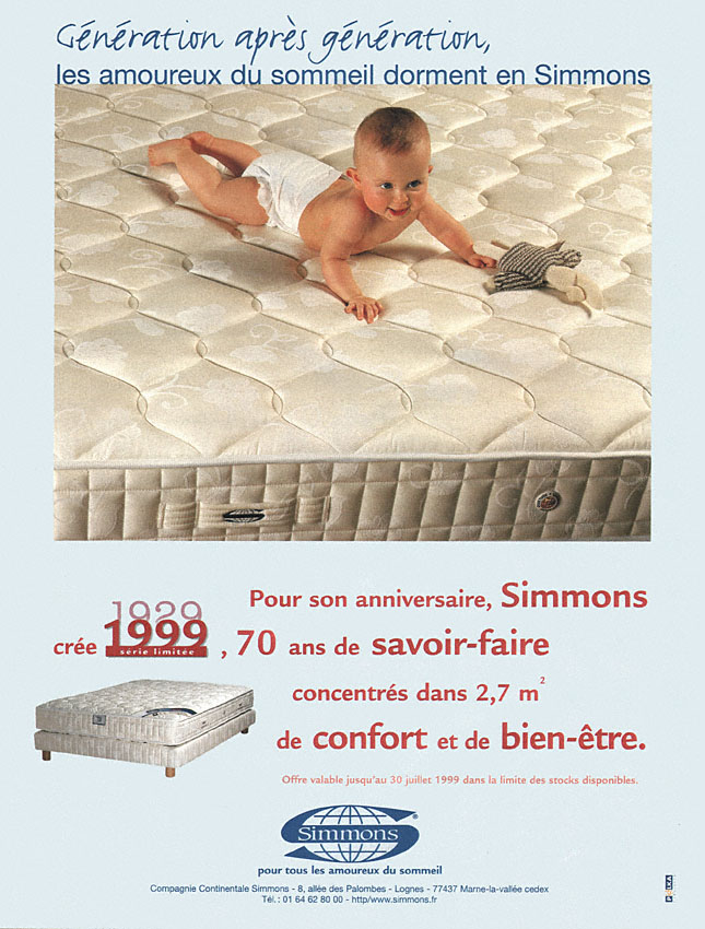 Advert Simmons 1999
