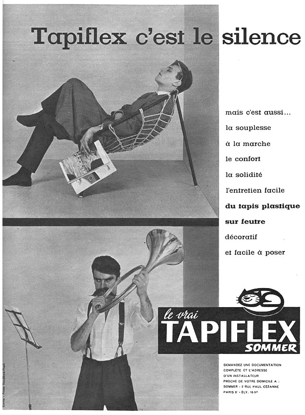 Advert Tapiflex 1960