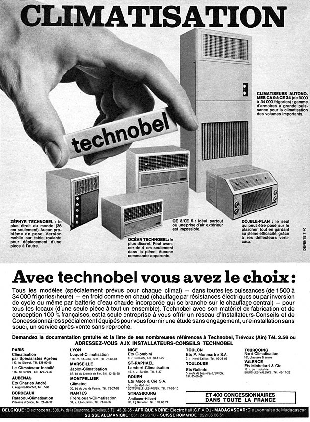 Advert Technobel 1966