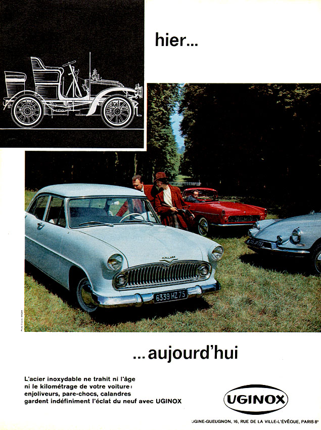 Advert Uginox 1961