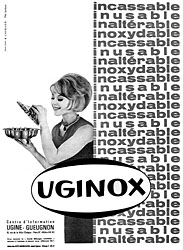 Advert Uginox 1964