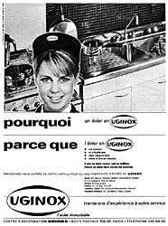 Advert Uginox 1965