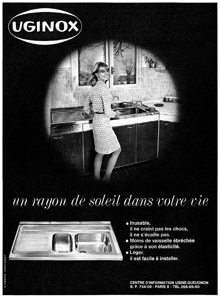 Advert Uginox 1967