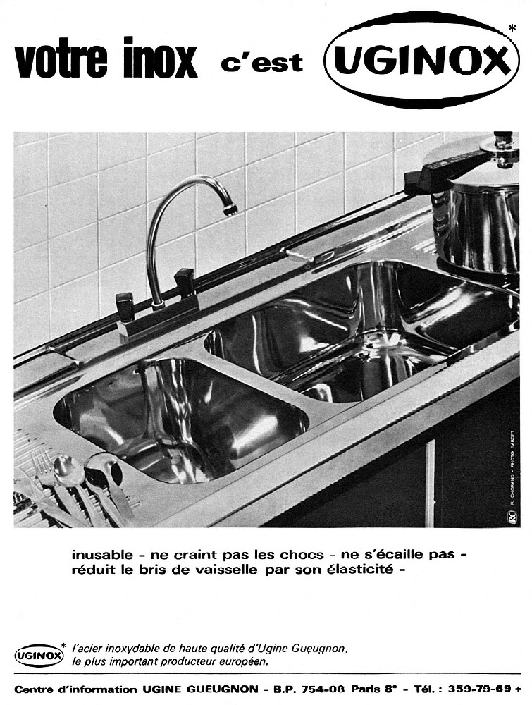 Advert Uginox 1968
