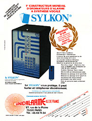 Advert Unicalarme 1987