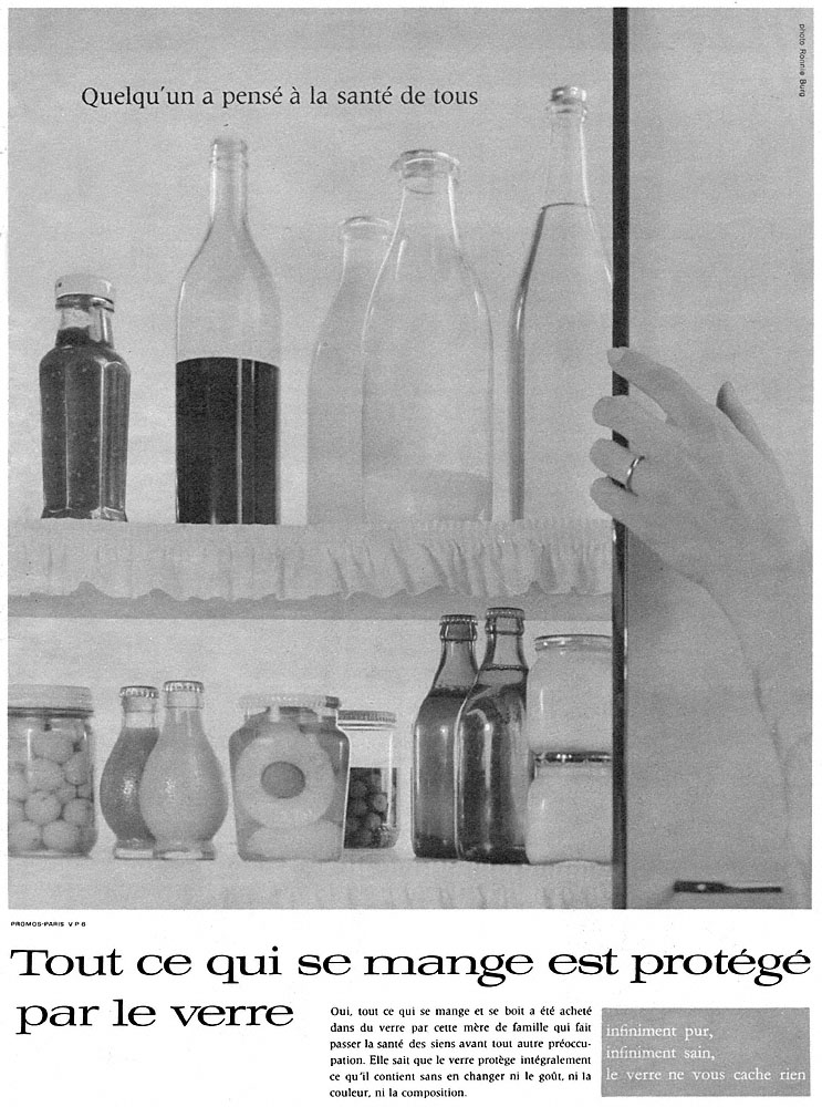 Advert Verre 1959