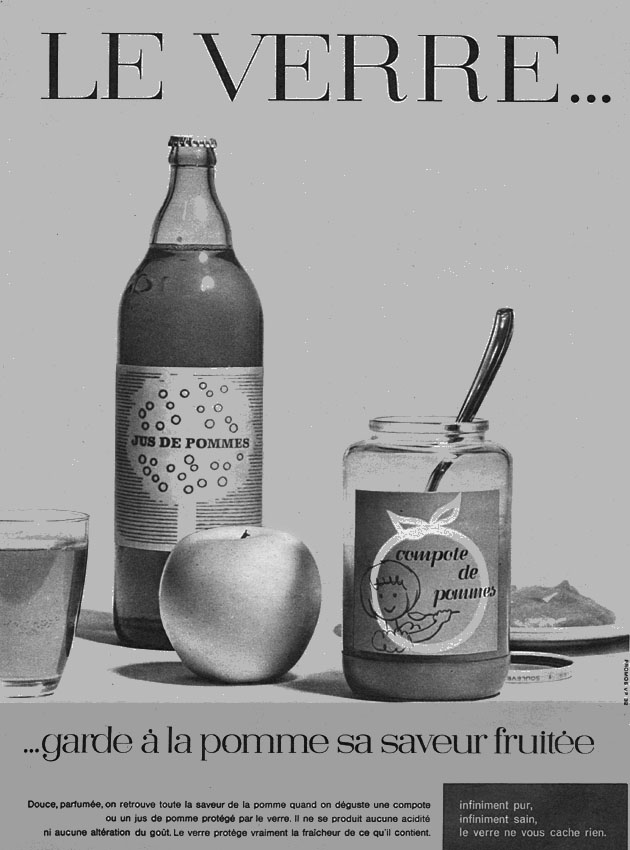 Advert Verre 1961