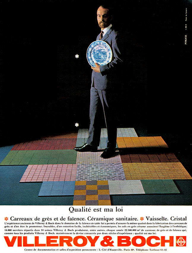 Advert Villeroy & Boch 1963