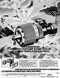 Advert Divers Chauffage 1978