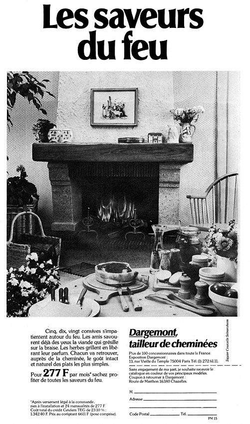 Advert Divers Chauffage 1980