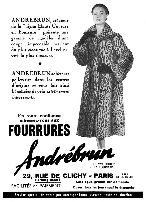 Advert AndrBrun 1956