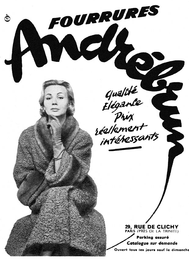 Advert AndrBrun 1957