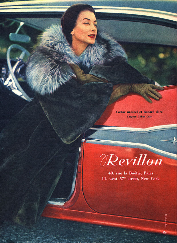 Advert Revillon 1957