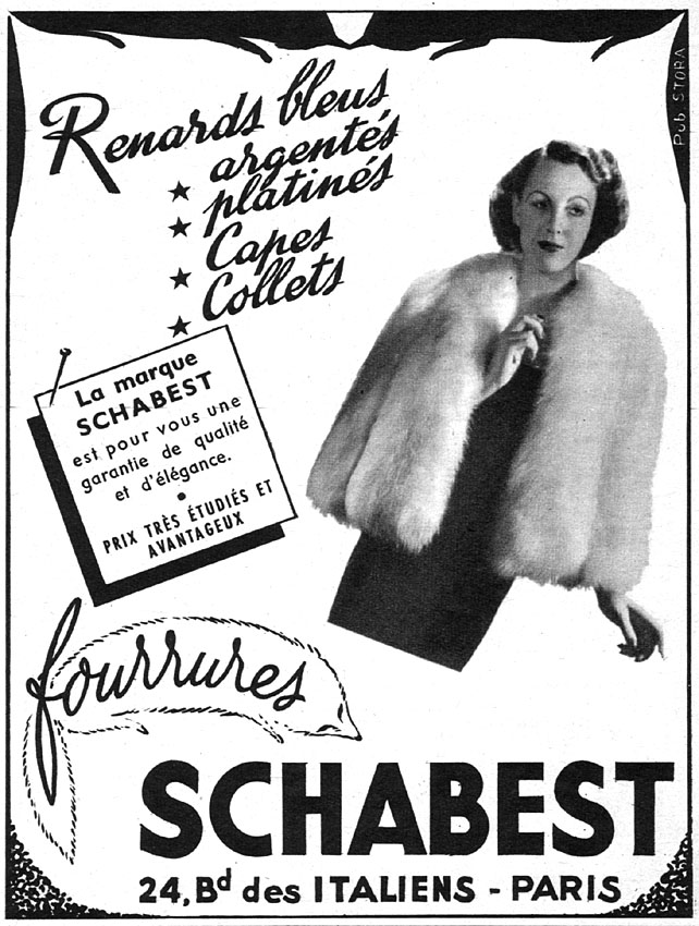 Advert Schabest 1950
