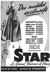 Advert Star 1950