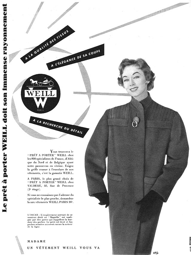 Advert Weill 1954