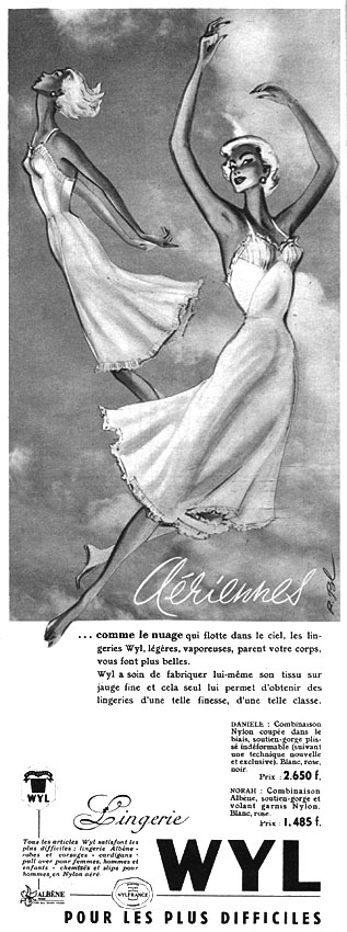 Advert Wyl 1954