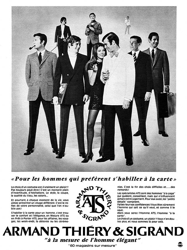 Advert Armand Thierry 1969