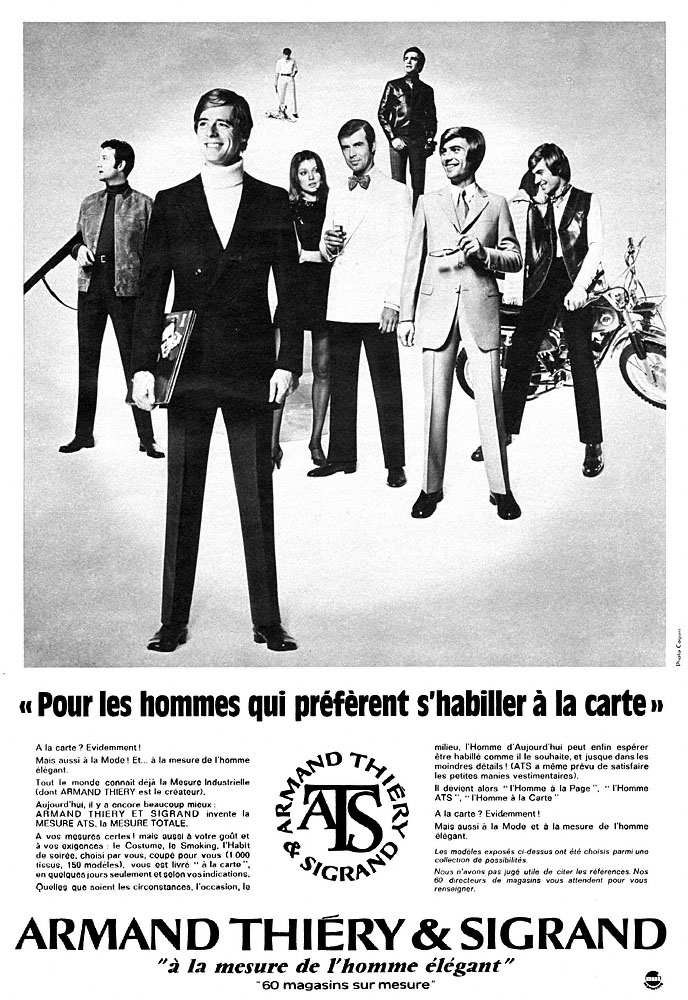 Advert Armand Thierry 1969