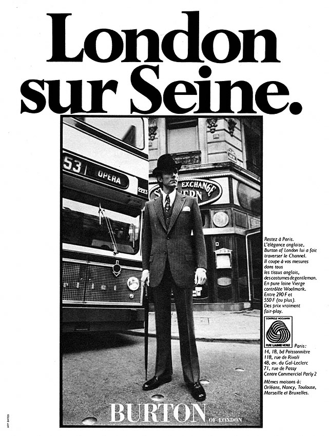 Advert Burton 1970