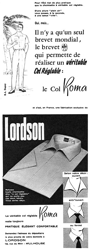 Advert Lordson 1956