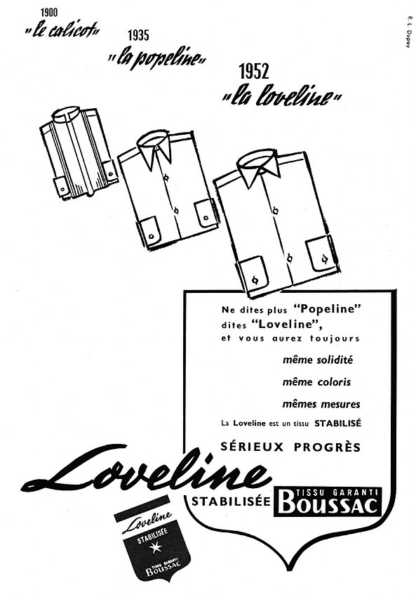 Advert Loveline 1952