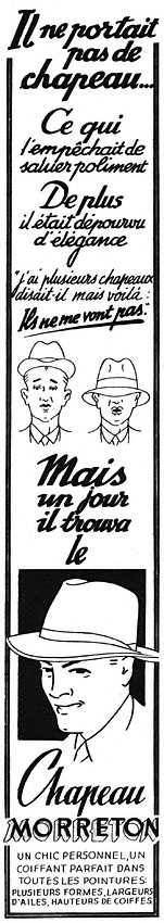 Advert Morreton 1949