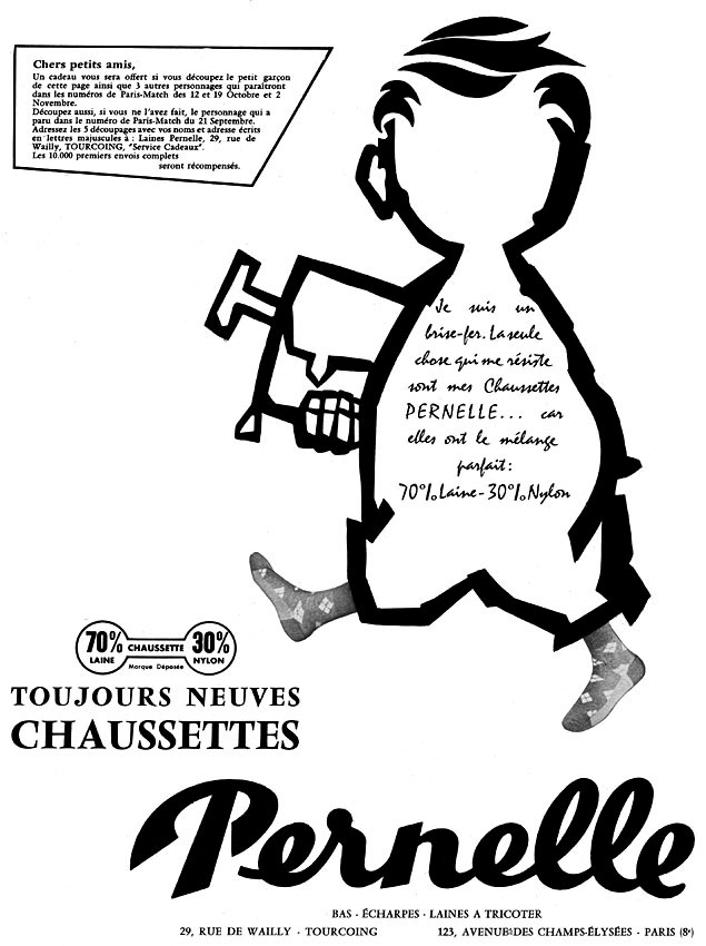 Advert Pernelle 1957