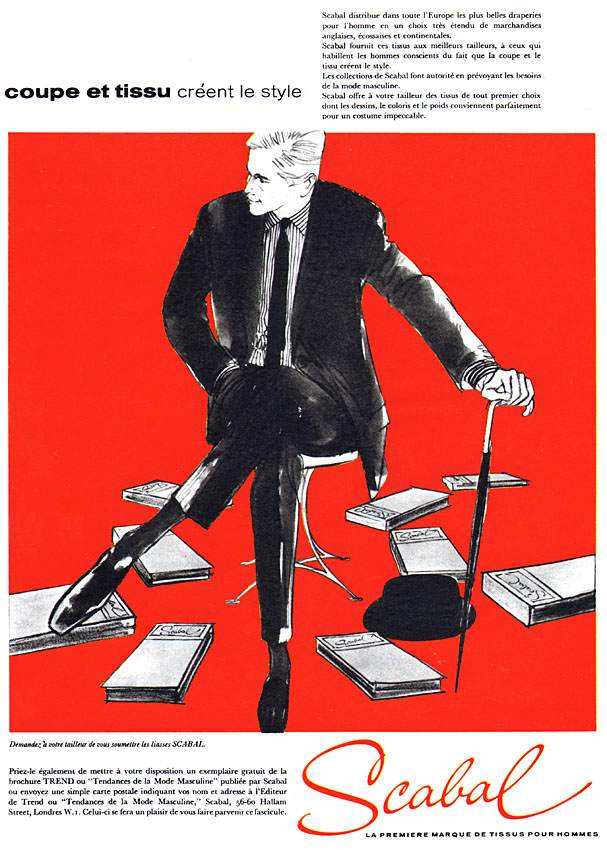 Advert Scabal 1962