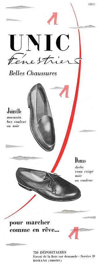 Advert Unic 1956