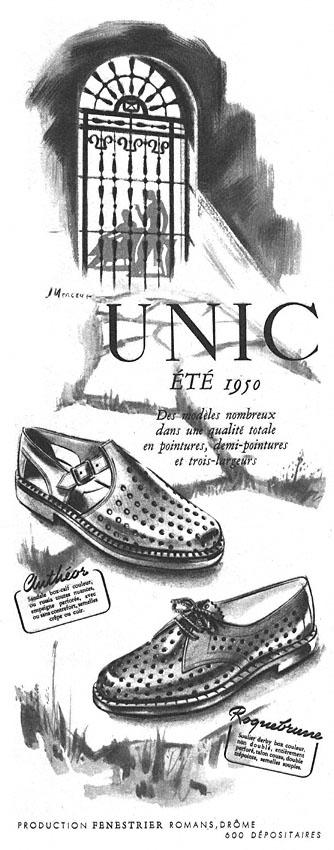 Advert Unic 1950