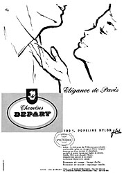 Advert ZDivers Chemises 1956