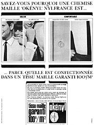 Advert ZDivers Chemises 1964