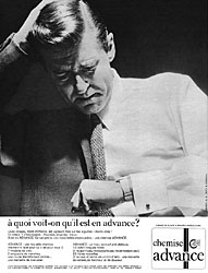 Advert ZDivers Chemises 1966