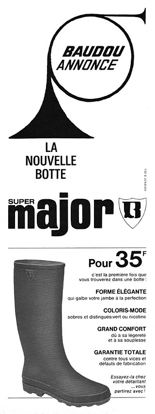 Advert Baudou 1967