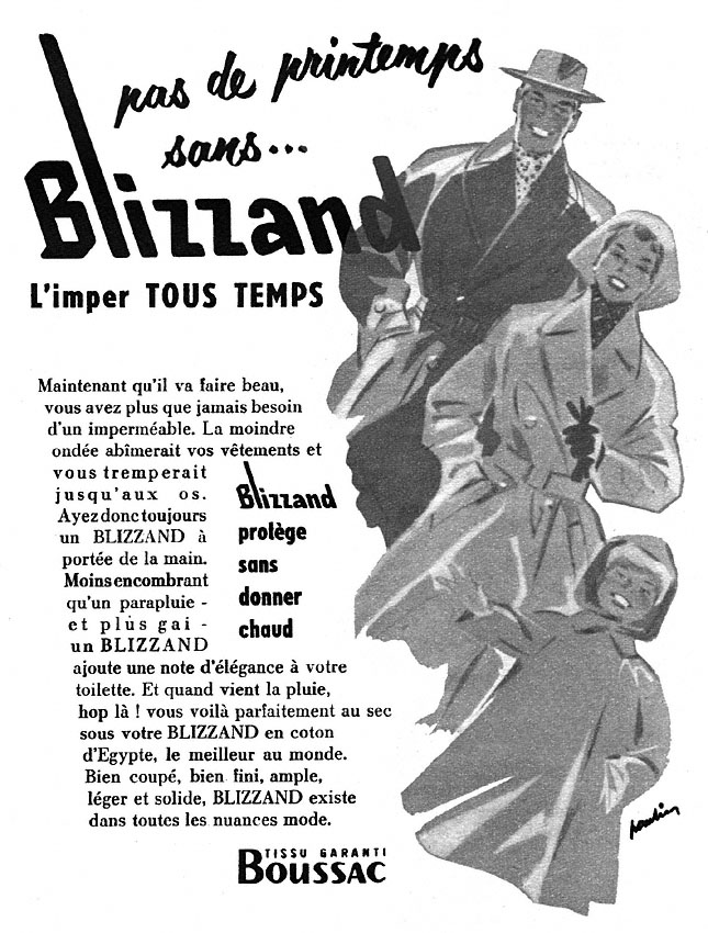 Advert Blizzand 1953