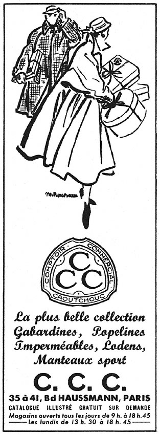 Advert C.C.C. 1952