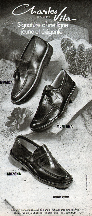 Advert Charles Vila 1981