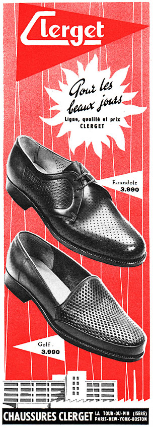 Advert Clerget 1956