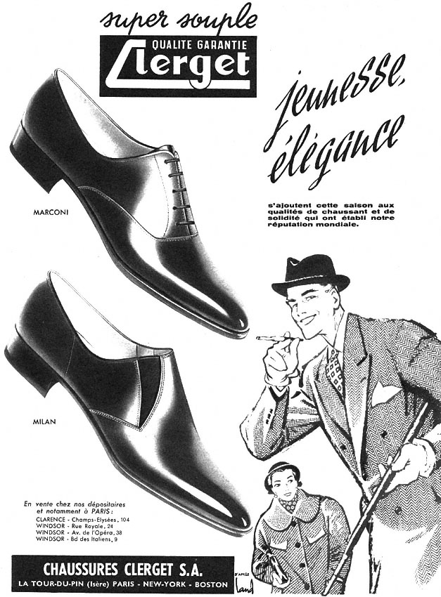 Advert Clerget 1958