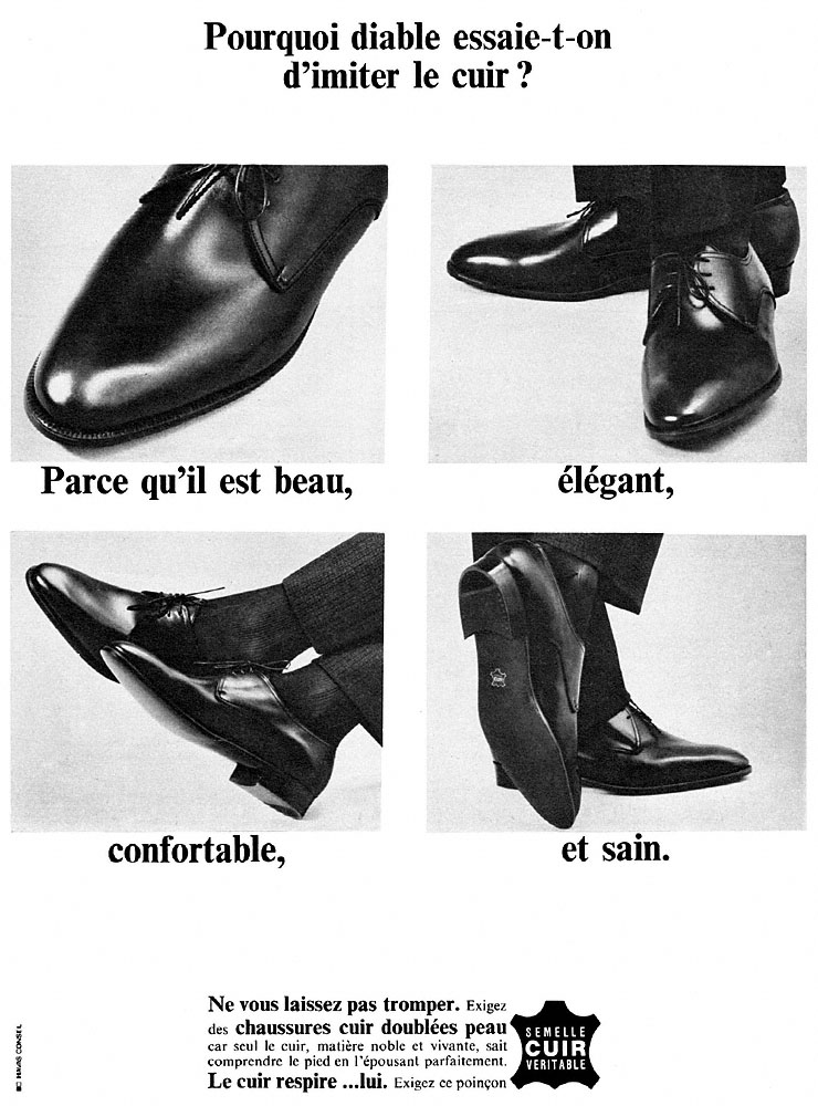Advert Cuir 1965