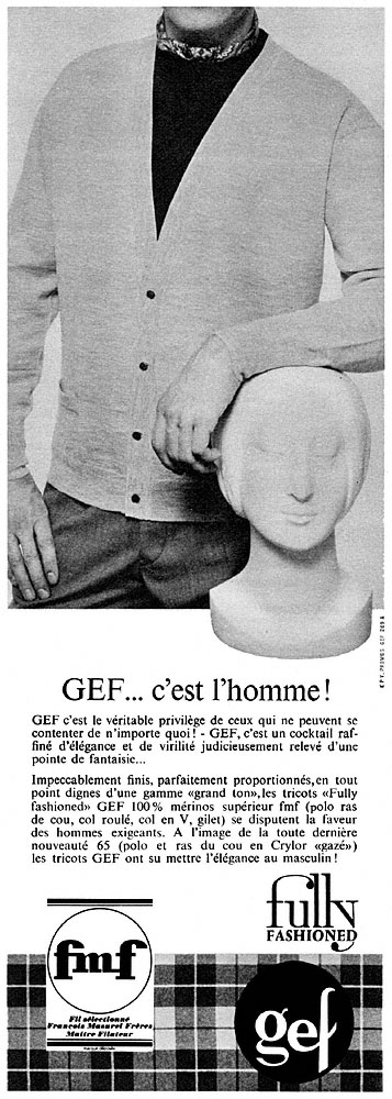 Advert Gef 1965