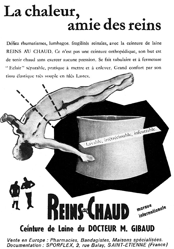 Advert Gibaud 1956