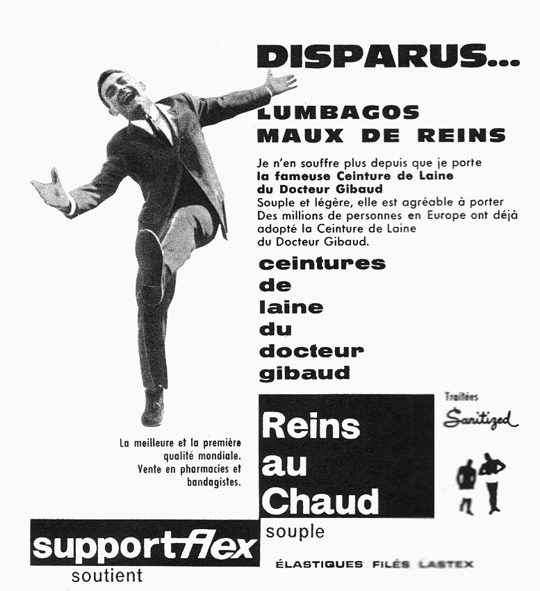 Advert Gibaud 1960