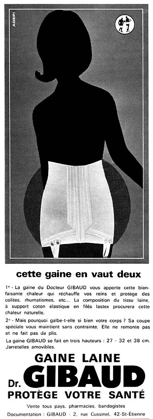 Advert Gibaud 1966